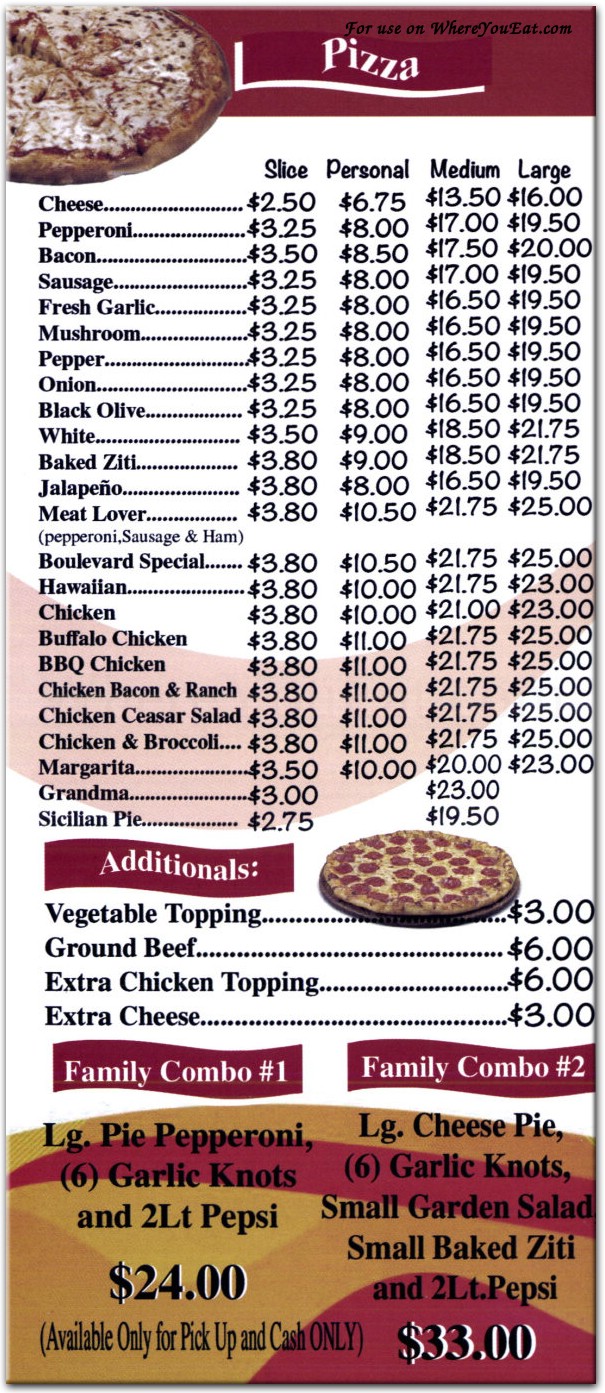 Queens Boulevard Pizzeria in Queens